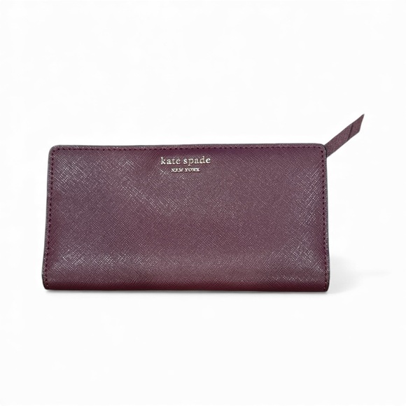 Kate Spade Burgundy Wallet - Picture 2 of 5